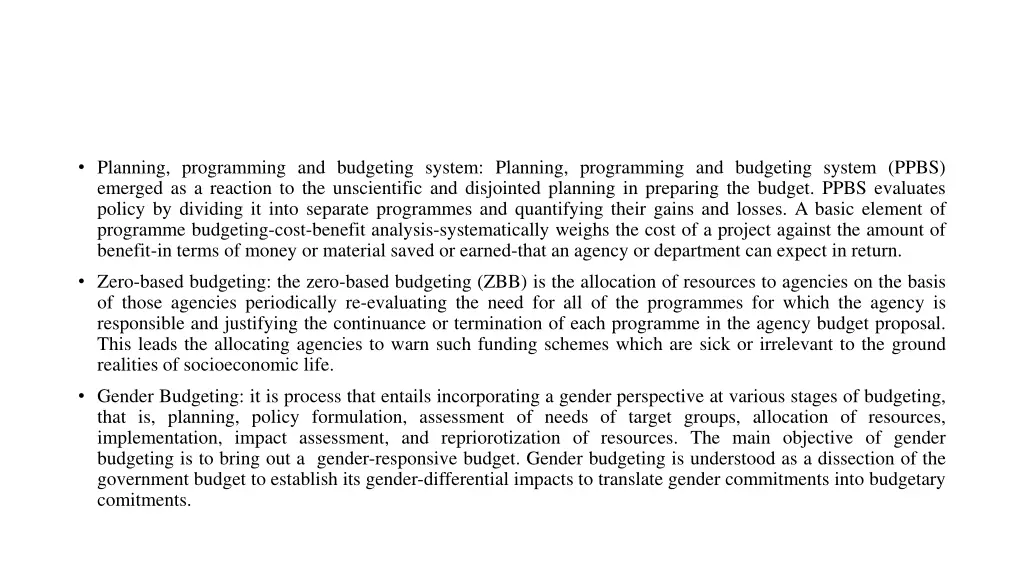 planning programming and budgeting system