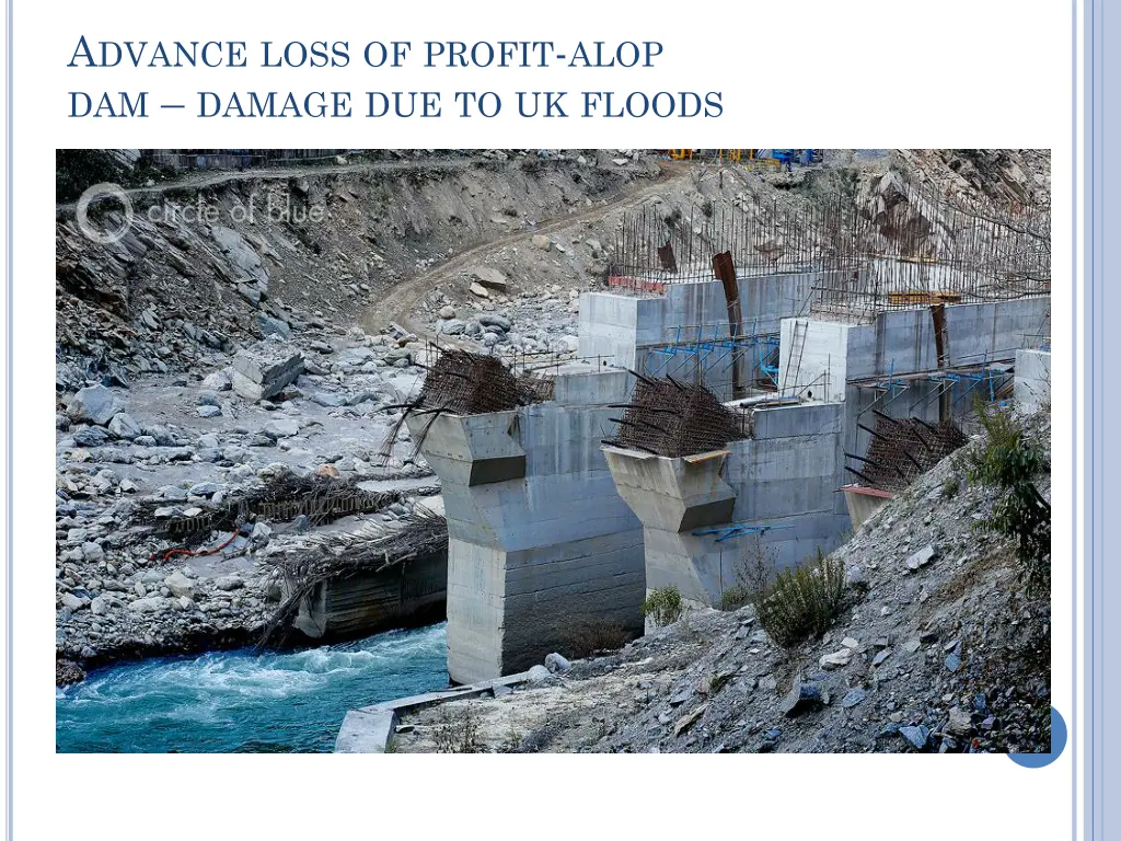 a dvance loss of profit alop dam damage