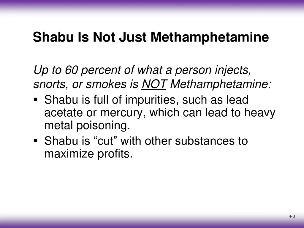 shabu is not just methamphetamine