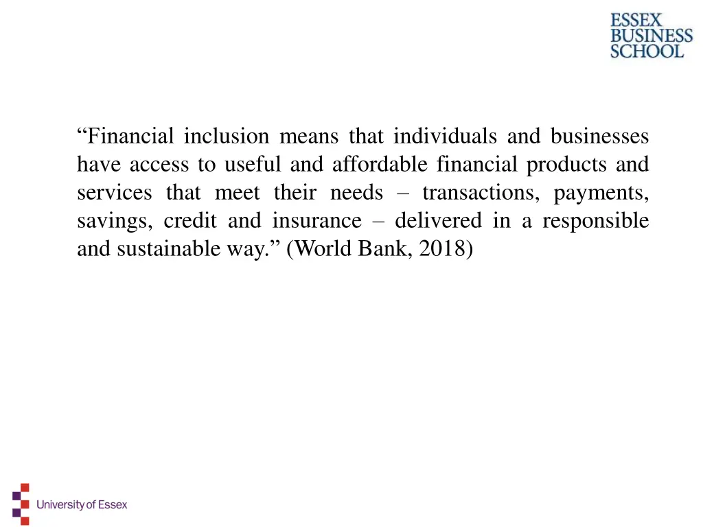 financial inclusion means that individuals