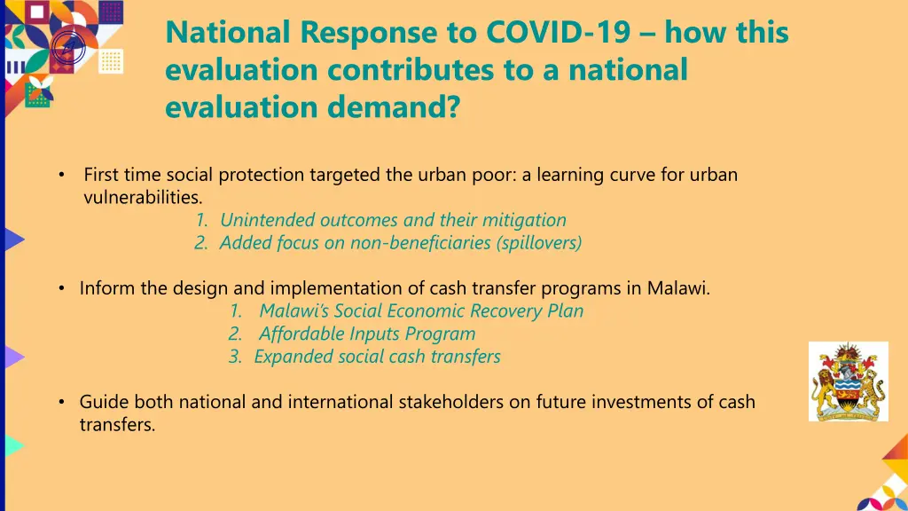 national response to covid 19 how this evaluation