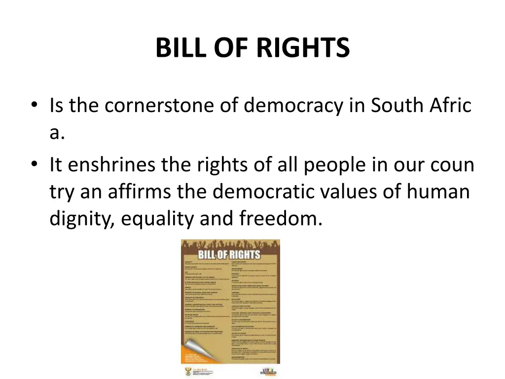 bill of rights