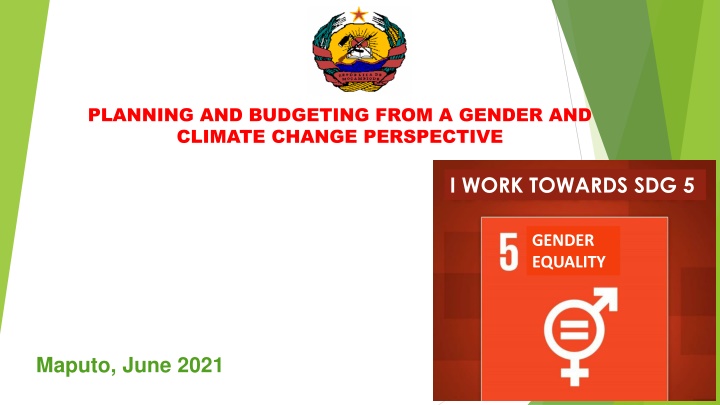 planning and budgeting from a gender and climate