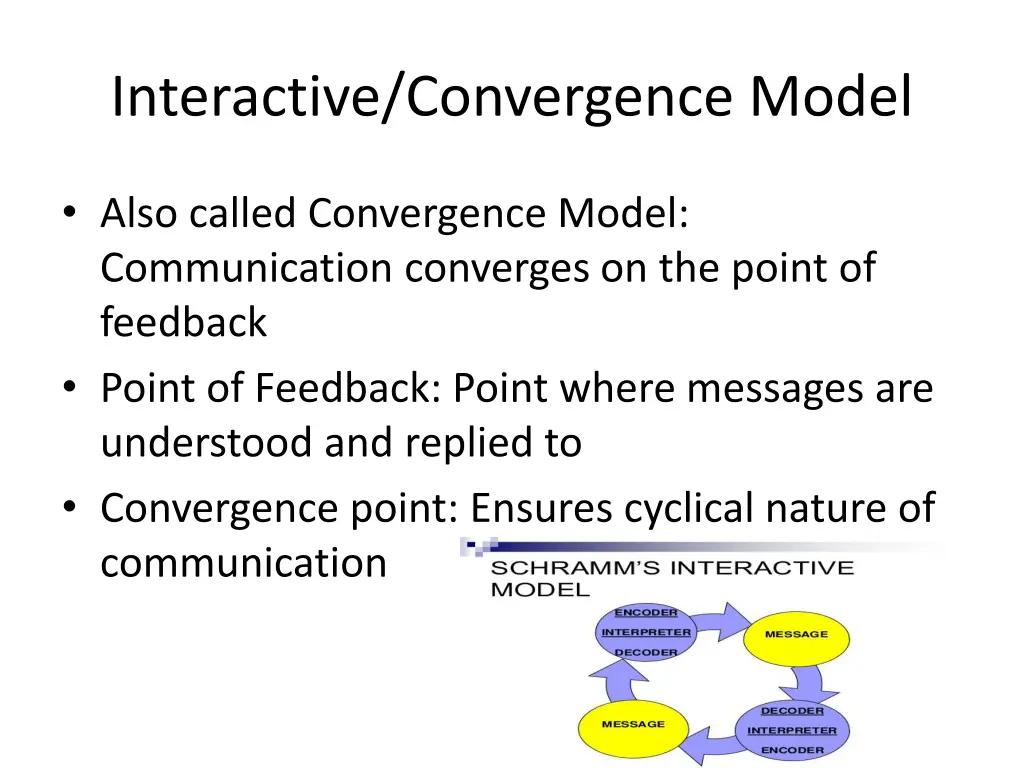 interactive convergence model 1