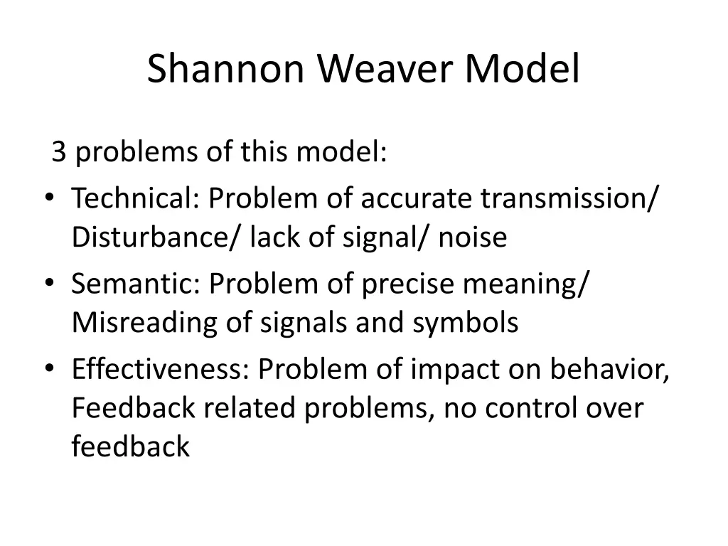 shannon weaver model 2