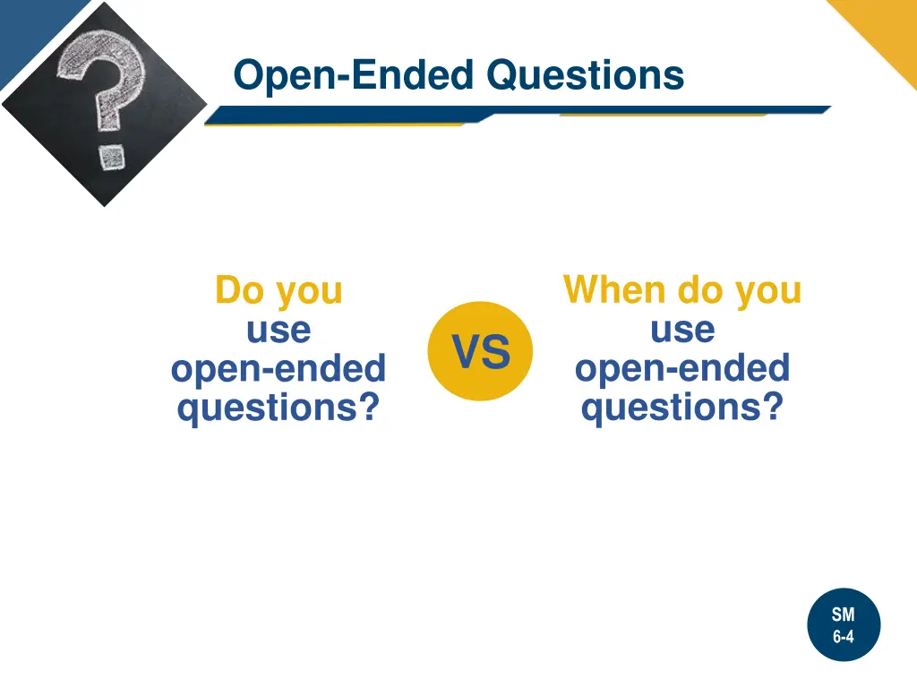 open ended questions