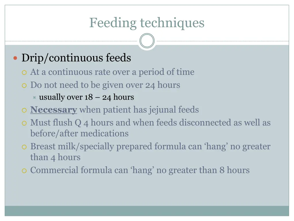 feeding techniques 1