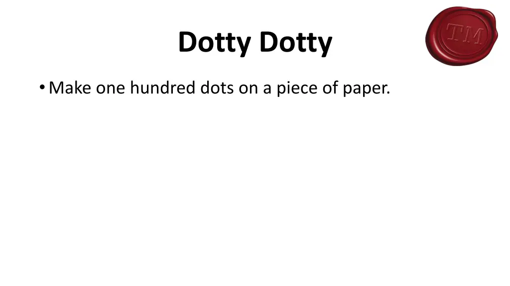 dotty dotty