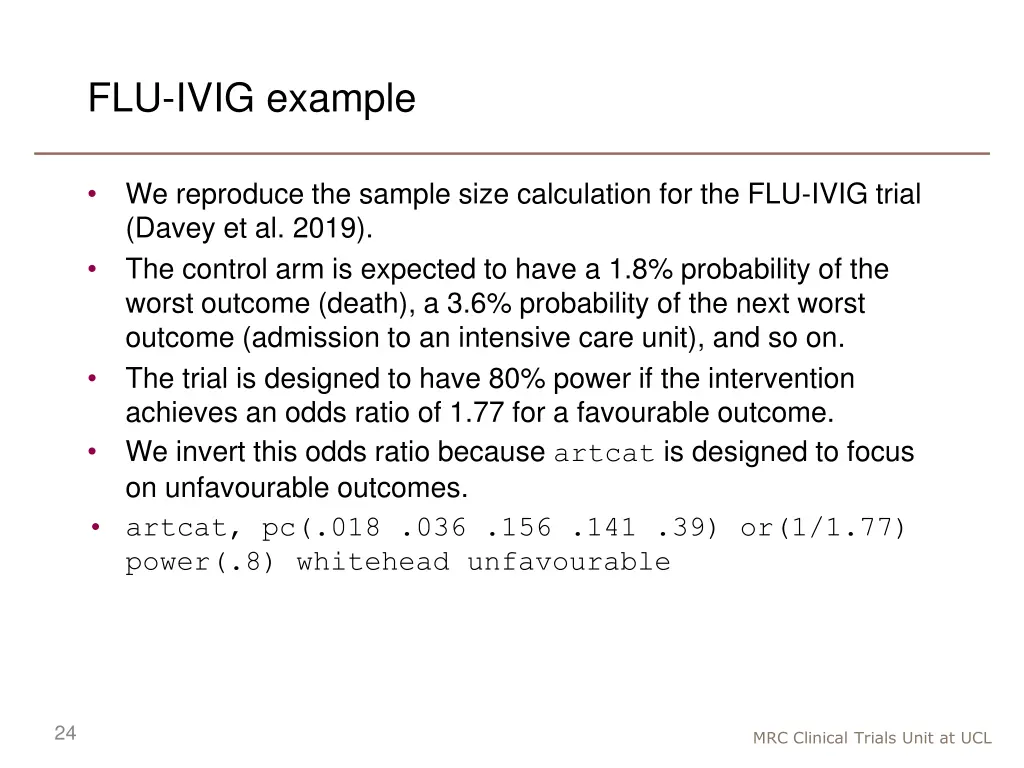 flu ivig example