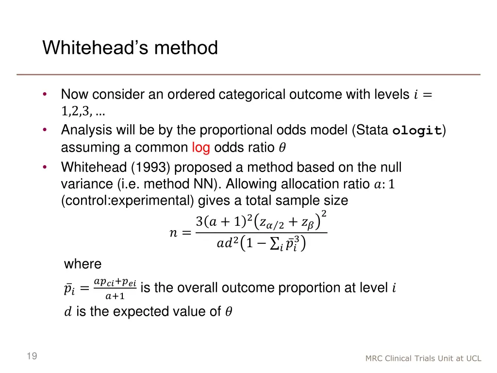 whitehead s method