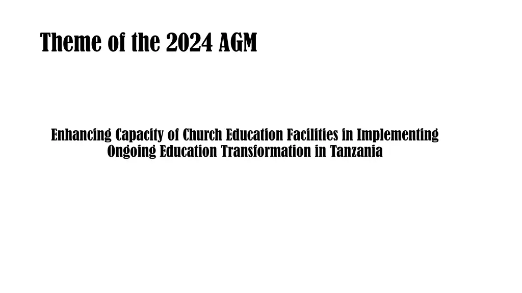 theme of the 2024 agm