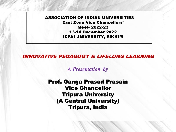 association of indian universities east zone vice