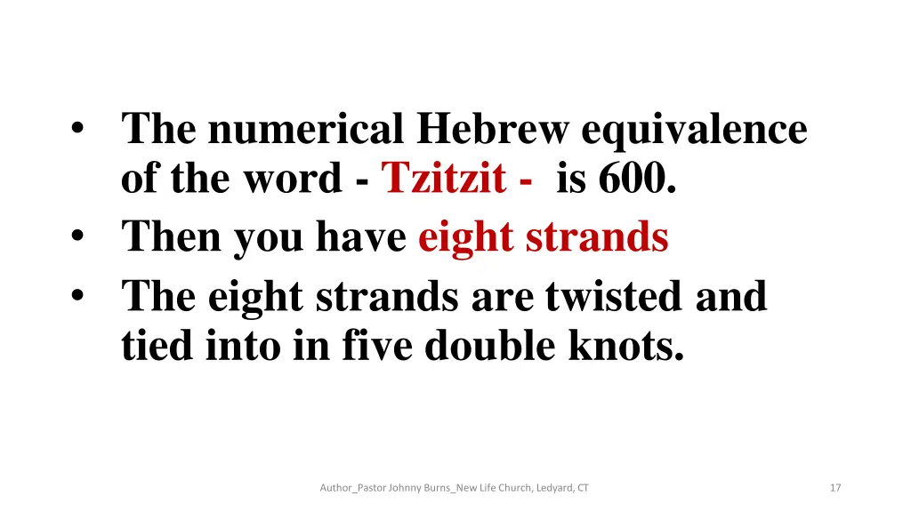 the numerical hebrew equivalence of the word