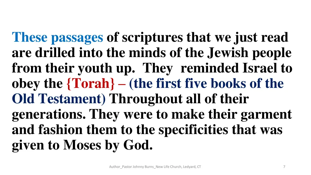 these passages of scriptures that we just read