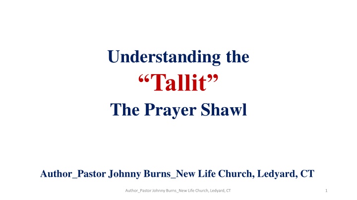 understanding the t allit the prayer shawl