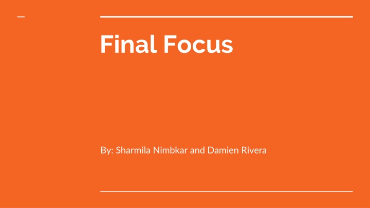 final focus