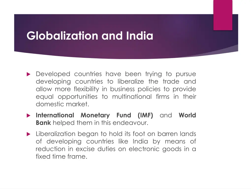 globalization and india