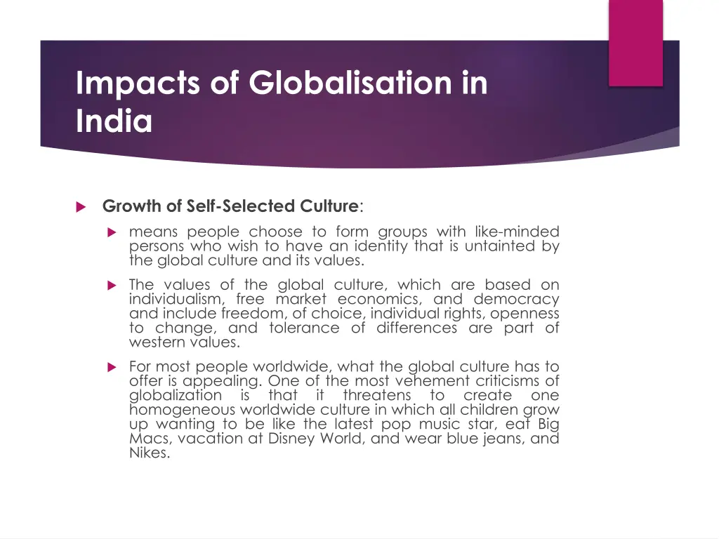 impacts of globalisation in india 10