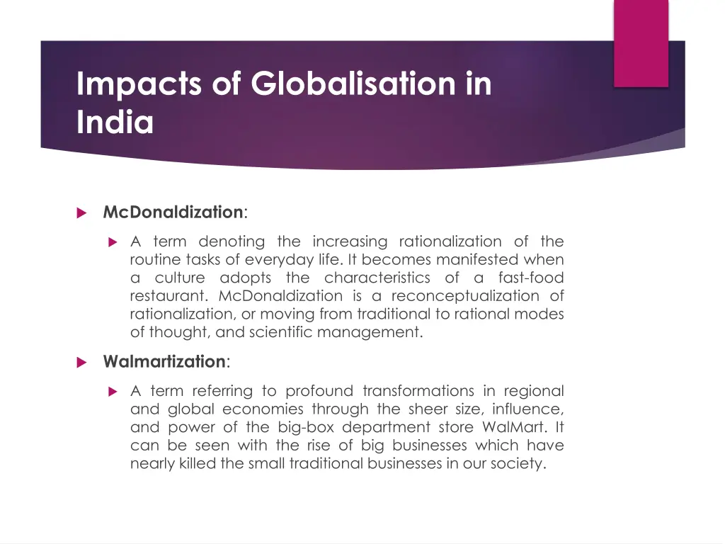 impacts of globalisation in india 8