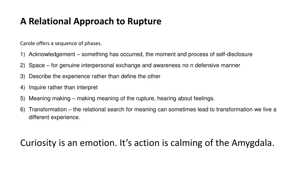 a relational approach to rupture