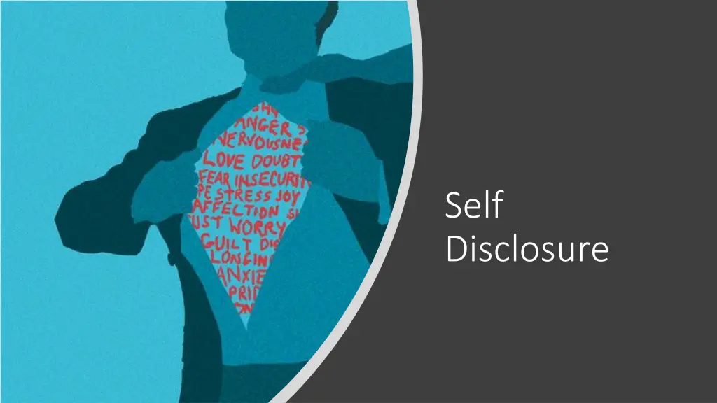 self disclosure