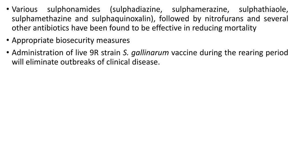 various sulphonamides sulphadiazine