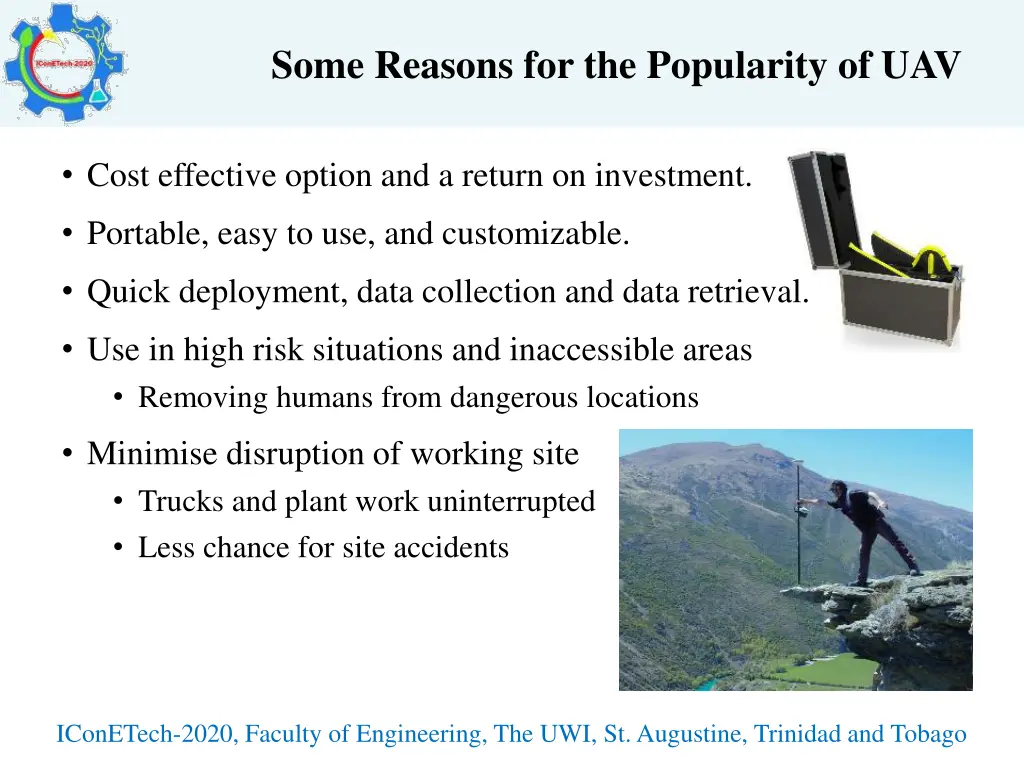 some reasons for the popularity of uav