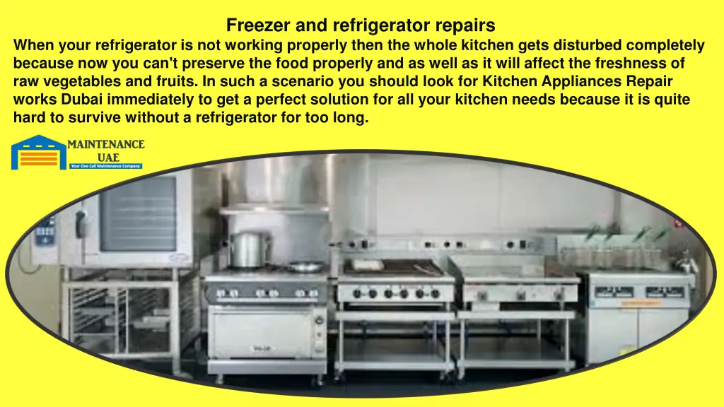 freezer and refrigerator repairs