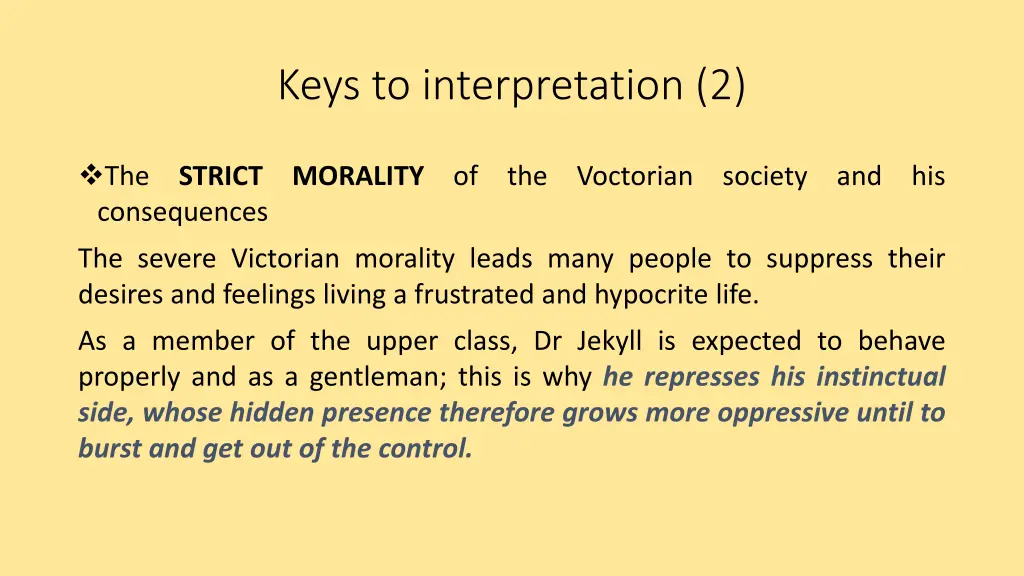 keys to interpretation 2