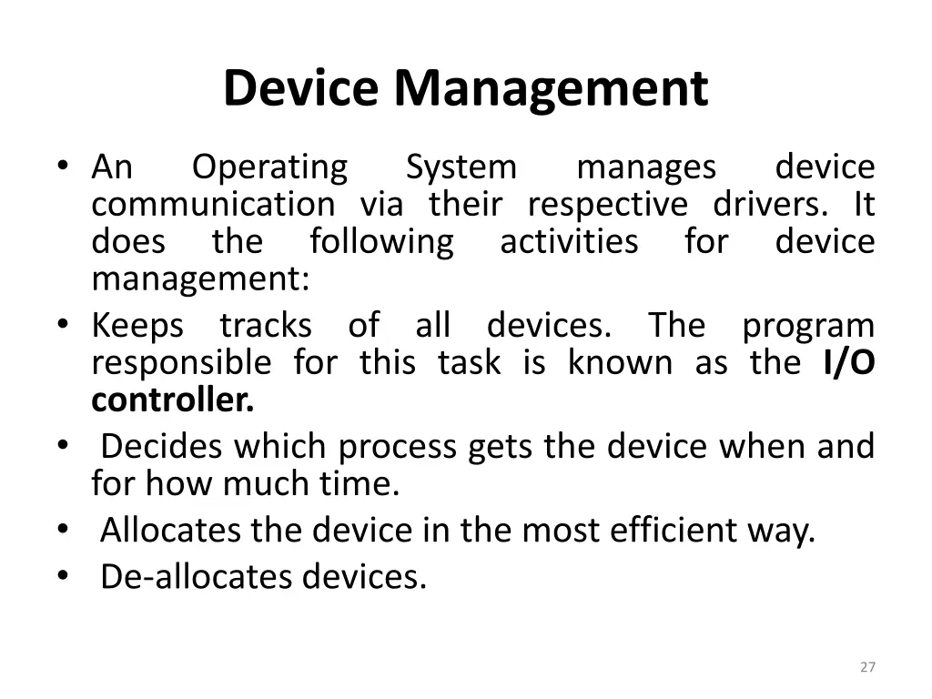 device management