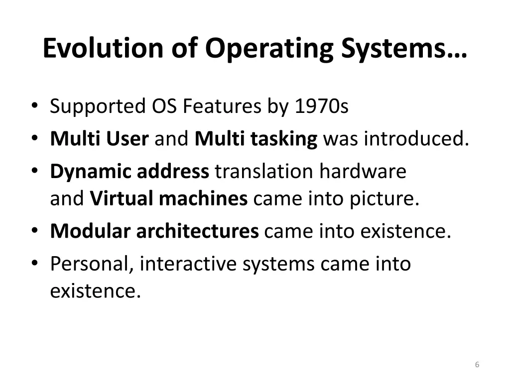 evolution of operating systems 3