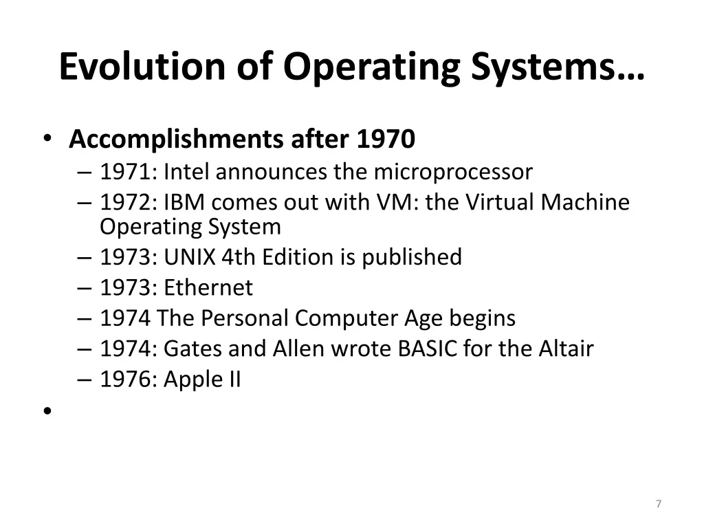 evolution of operating systems 4