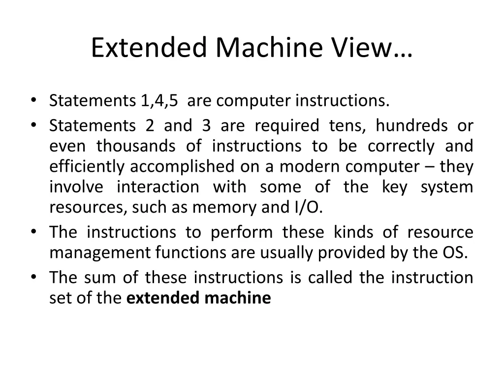 extended machine view 1