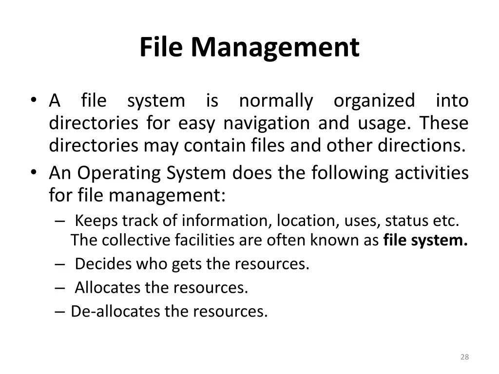 file management