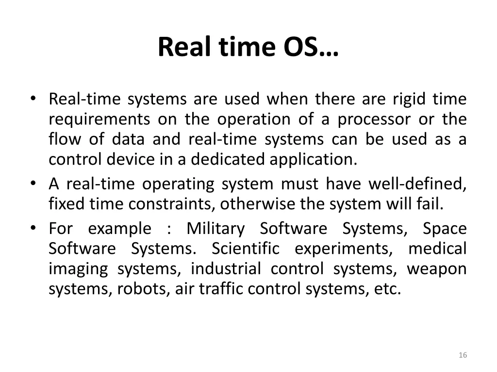 real time os 1