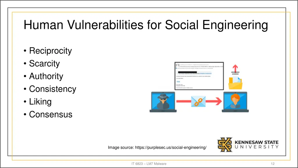 human vulnerabilities for social engineering