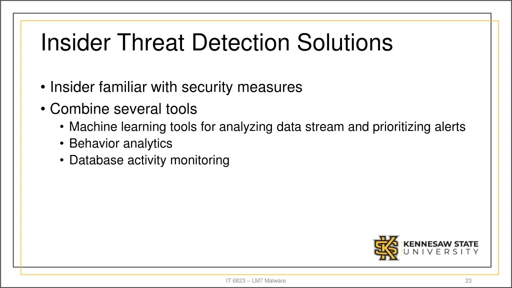 insider threat detection solutions