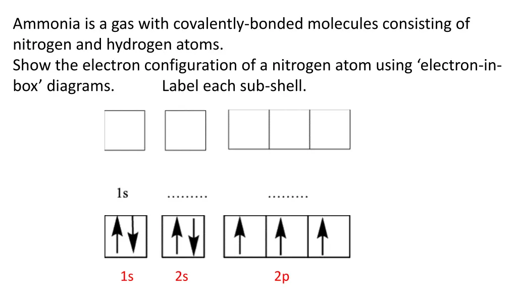 ammonia is a gas with covalently bonded molecules