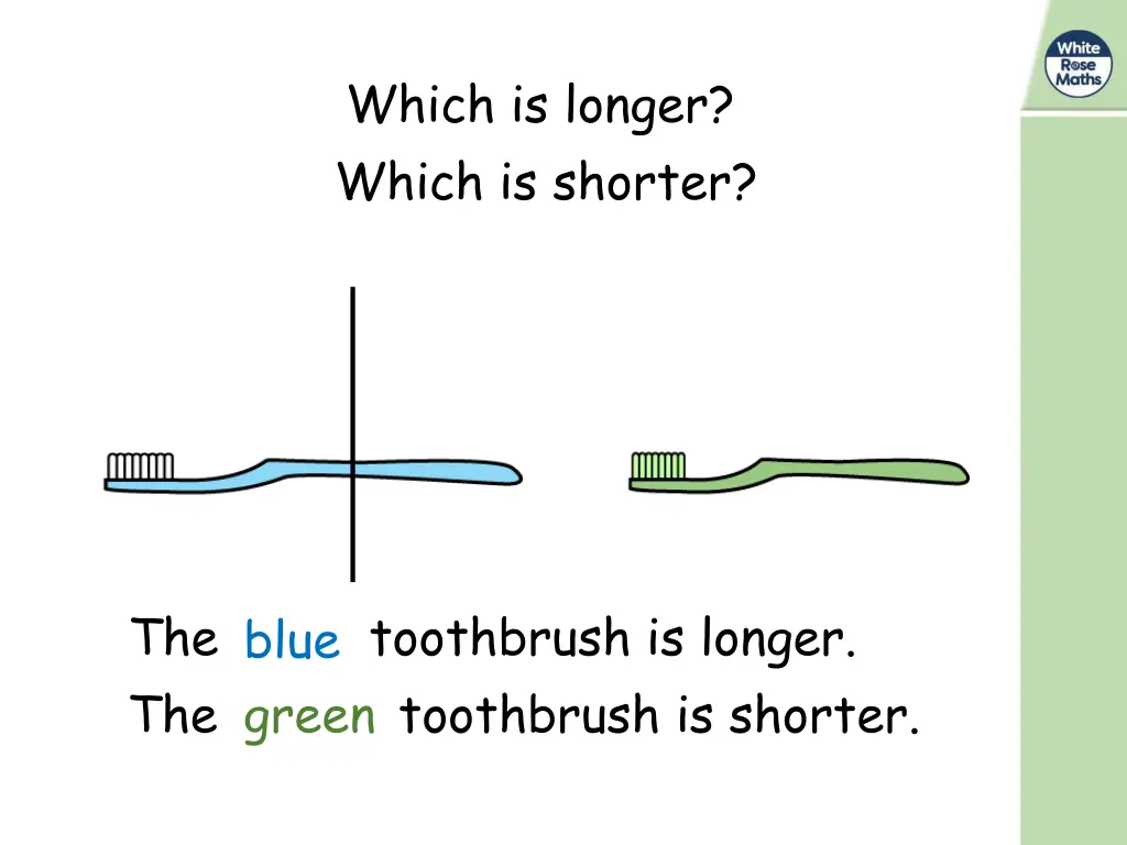 which is longer which is shorter