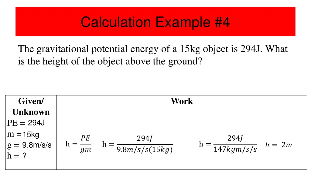 calculation example 4