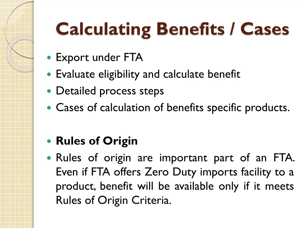 calculating benefits cases