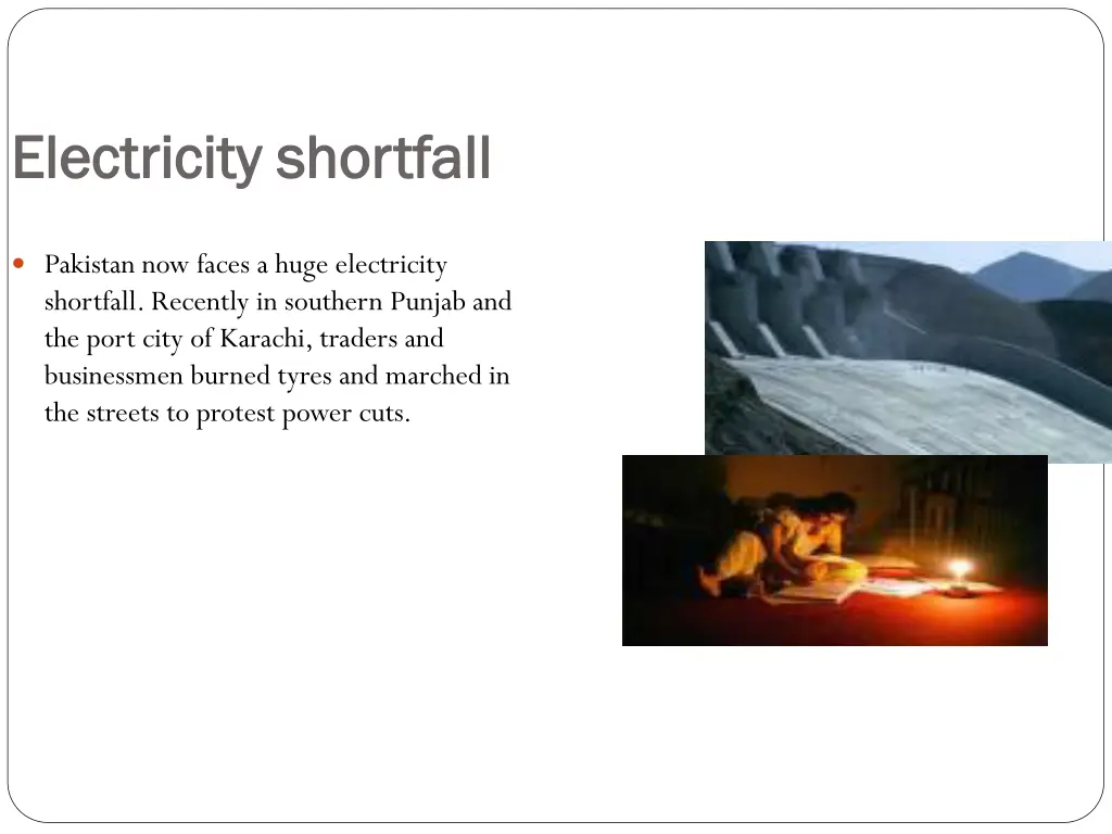 electricity shortfall electricity shortfall