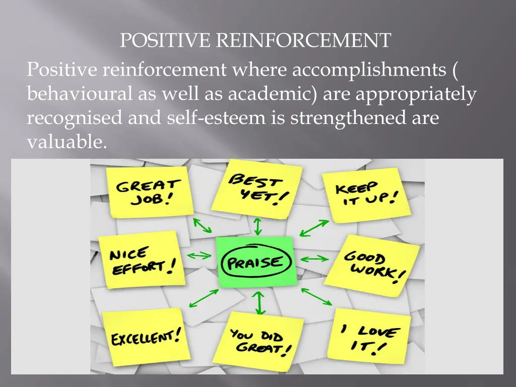 positive reinforcement positive reinforcement