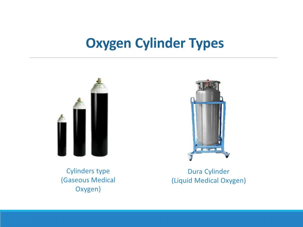 oxygen cylinder types