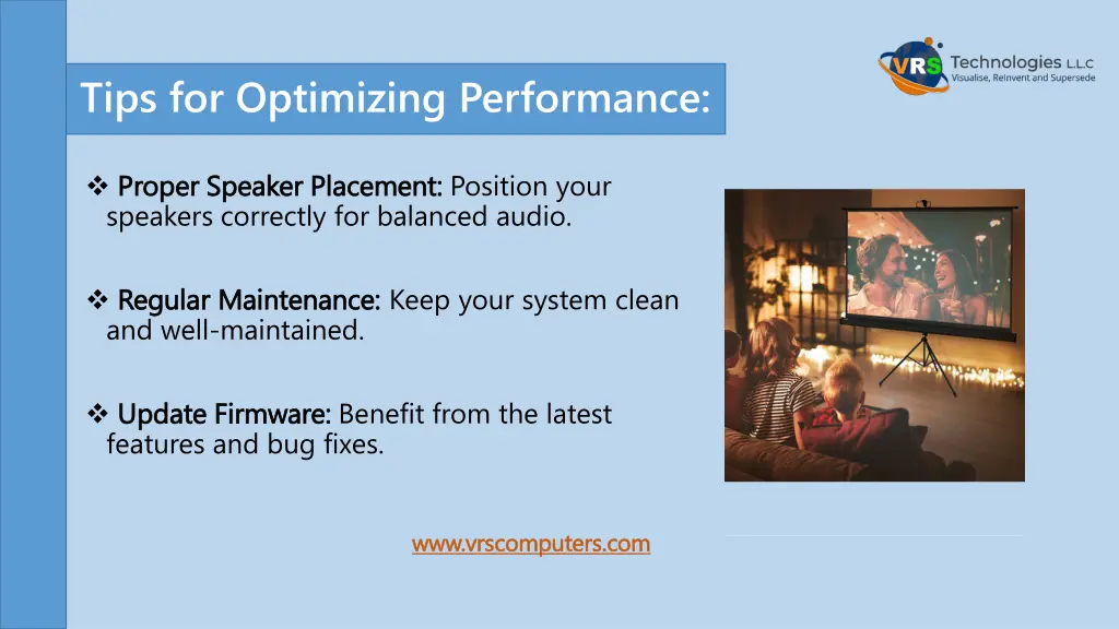 tips for optimizing performance