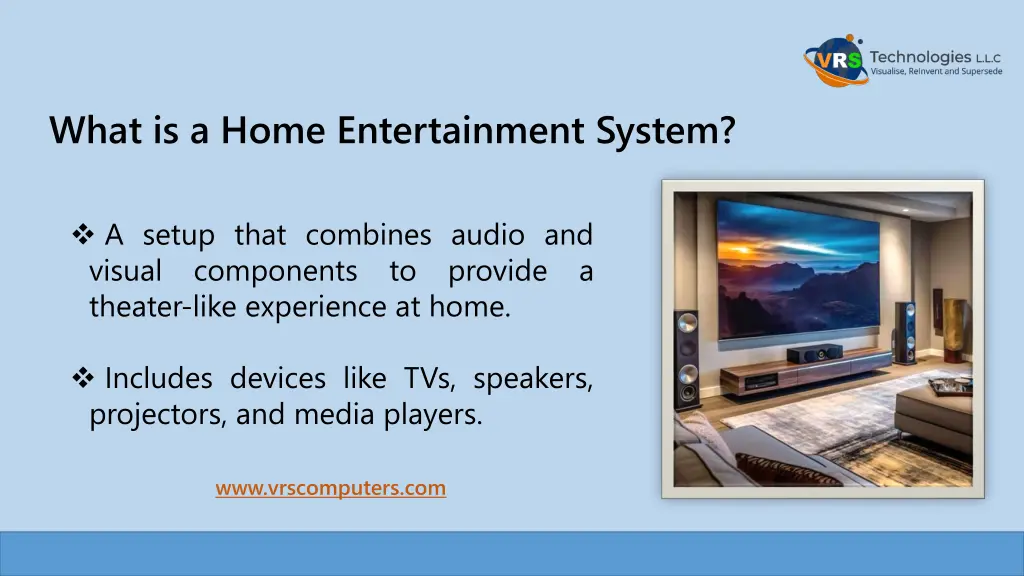 what is a home entertainment system