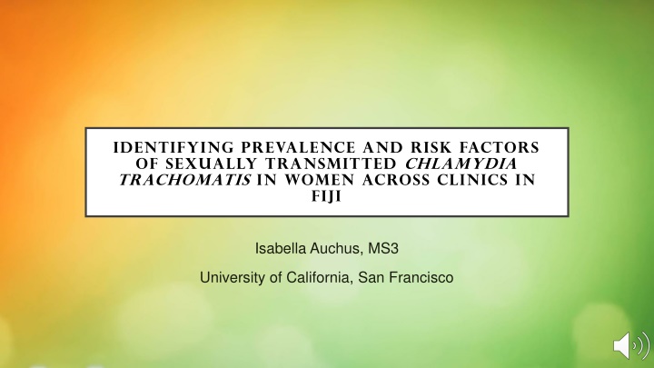 identifying prevalence and risk factors