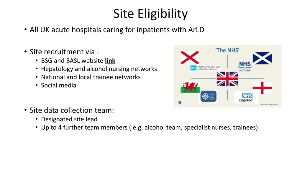 site eligibility