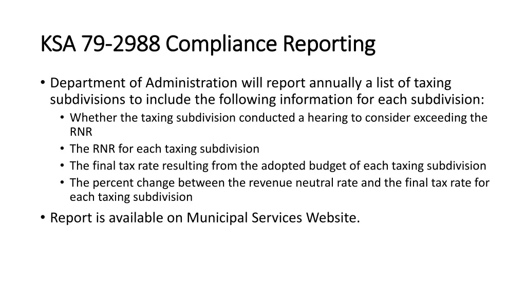 ksa 79 ksa 79 2988 compliance reporting 2988