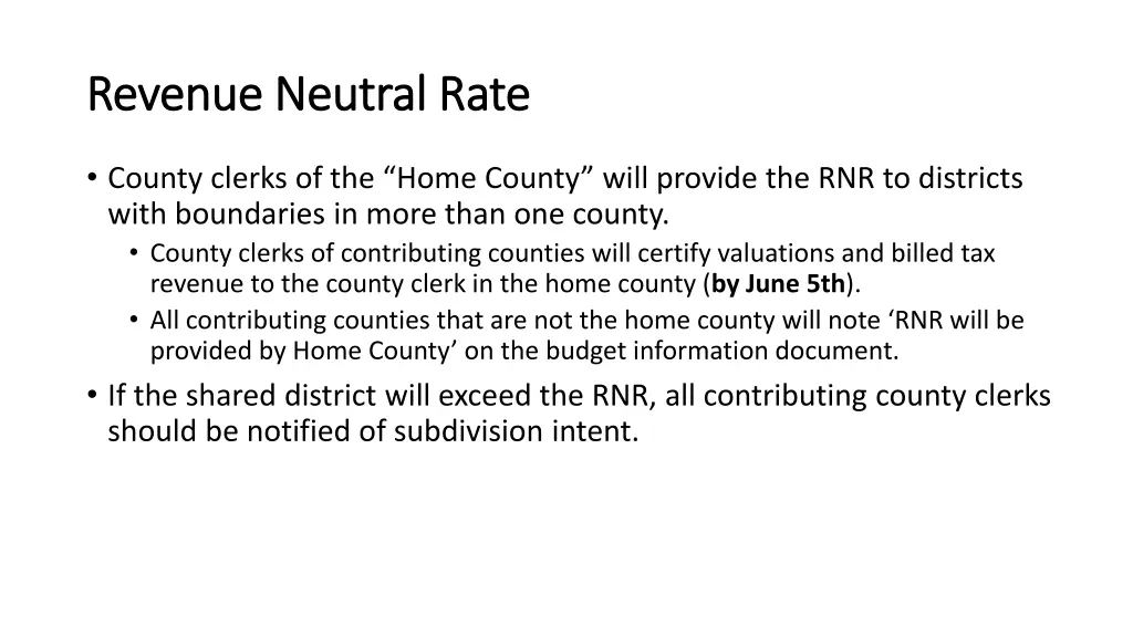 revenue neutral rate revenue neutral rate 2